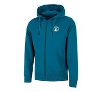 Quiet Please Create Bracket Zip Gilet En Coton Hommes-Bleu Petrol, Multicouleur