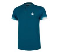 Quiet Please Create Tournament Polo Hommes-Bleu Petrol, Multicouleur