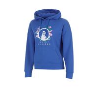 Quiet Please Crush Flower Logo Sweat à capuche Filles-bleu, blanc 140