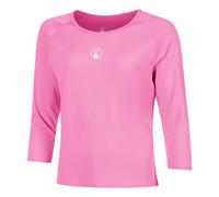 Quiet Please Crush Mixed Haut manches longues Femmes-pink, blanc