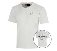 Quiet Please Crush On Court Essentials T-shirt Hommes-gris clair, noir S