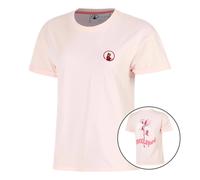 Quiet Please Endlessly Flower T-shirt Femmes-Rosé, Multicouleur M