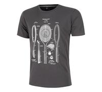 Quiet Please Endlessly Rackitecture T-shirt Hommes-Anthracite,Blanc S