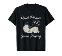 Quiet Please Genius Écouteurs pour bébé endormi T-Shirt