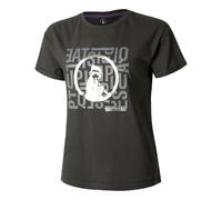Quiet Please Glitter Word Salad T-shirt Femmes-Anthracite XS