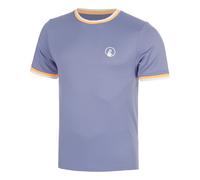 Quiet Please Glow Break Ringer T-shirt Hommes - bleu M