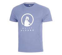 Quiet Please Glow Training T-shirt Hommes - bleu, crème XS