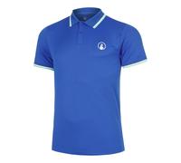 Quiet Please Joy Tournament Tipping Polo Hommes - bleu, blanc XXL
