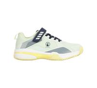Quiet Please Kids Shoe Velcro Enfants Chaussures de Tennis Chaussure Terre battue Jaune Lemon