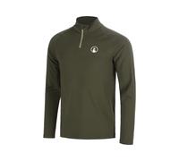 Quiet Please Memories Big Serve 1/4 Zip Haut manches longues Garçons - vert foncé 116