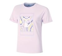 Quiet Please Mind Swirl Court T-shirt Femmes-Lilas,Multicouleur S
