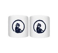Quiet Please Poignet Pack de 2 unités court - blanc, bleu foncé nosize