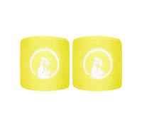 Quiet Please Poignet Pack de 2 unités court - jaune, blanc