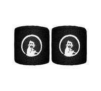 Quiet Please Poignet Pack de 2 unités court - noir