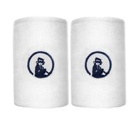 Quiet Please Poignet Pack de 2 unités long - blanc, bleu foncé