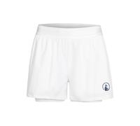 Quiet Please Point 2in1 Shorts Femmes-Blanc,Bleu Foncé XL