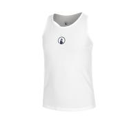 Quiet Please Racerback Débardeur Tank Top Filles-Blanc,Bleu Foncé 116