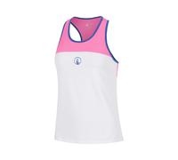 Quiet Please Racerback Débardeur tank top Filles - pink, blanc 164