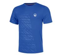 Quiet Please Receiver Embossed T-shirt Hommes - bleu, blanc