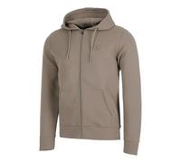 Quiet Please Tonal Core Zip Gilet en coton Hommes - gris, marron M