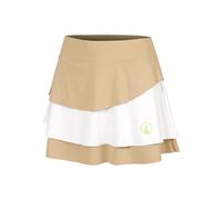 Quiet Please Wild Flounce Jupe Femmes-Beige,Blanc S