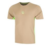 Quiet Please Wild Receiver Verti T-shirt Hommes-Beige,Multicouleur