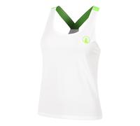 Quiet Please Wild Serve & Volley 2.0 Débardeur Tank Top Femmes-Blanc,Vert Fluo L
