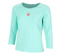 Quiet Please Wild Stripes Haut Manches Longues Femmes-Turquoise,Rouge