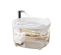 Quiet Stream Puss Water Spring avec structure de tamisage triple pli 1,4 l Réservoir amovible Divisions amovibles Mise hors tension Automatique Lampe de lit Distributeur d'eau automatique