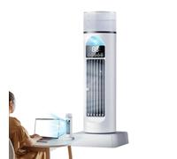 Quiet Tower Fan - Weighted Stable Base, 6-Speed Precision Airflow, Remote C | Slim Vertical Architecture, Wide Angle Cooling, Adjustable Programmable Timer, High Velocity Motor Performance | for Modern H