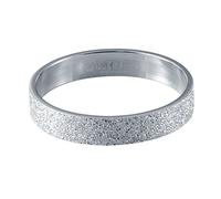 Quiges Acier Inoxydable Argent Sable Poussière d'Étoile Éclat Anneau Intérieur 4mm Hauteur pour Collection de Bague Empilage Taille 20mm (63)