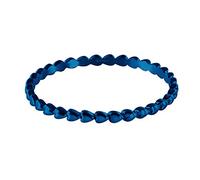 Quiges Acier Inoxydable Voie Latérale Coeurs Bague Intérieur 2mm Hauteur pour Collection d'Anneaux Empilables
