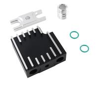 QUIGHZX Refroidisseur de transmission professionnel thermique + coupleur for 2500/3500 2007.5-2023 6.7L 68RFE 69ASRC