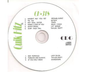 Quik Hitz Karaoke CDG QH-318 POP Hits 2009