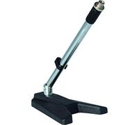 Quik Lok - Pied A114CH - Court réglable, base acier, finition chromée