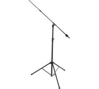 QUIK LOK - A/85 Pied de micro de studio, réglable en hauteur sur trépied, parfait pour utilisation en studio, avec perche télescopique de 194 cm et contrepoids, couleur noire