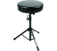 QUIK LOK - BX/6 Tabouret Série Basic, Idéal pour Claviéristes et Batteurs, Assise Ronde, Hauteur Réglable (7 Positions) 59-80 cm, Couleur Noir