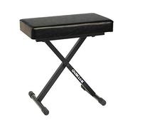 QUIK LOK - BX/718 BANQUE SÉRIE DELUXE, banc professionnel portable et transportable, assise large, stable et sûre avec coussin rembourré, charge maximale 135 kg, poids 5 kg, couleur noire