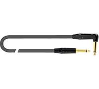 QUIK LOK - JUST/JR-2 Câble Instrumental 2 m Jack TS Droit et Anglé, Revêtement PVC Moleté