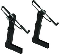 Quik Lok - Extension clavier M-2 - Paire de bras réglables, supports caoutchouc, 33,9 kg - Noir
