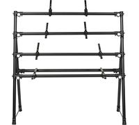 QUIK LOK - MKS4 Support Multiple en Aluminium pour 4 Claviers, Couleur Noir