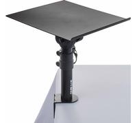 Quik Lok Support de table multifonction MSC/001 – Plateau 25×29 cm, pince, bandes adhésives, noir