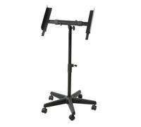 QUIK LOK - QL/400 Support pour mixer, Support sur pied avec roulettes pour appareils larges de 36,5 à 53,5 cm, Couleur noire
