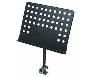 QUIK LOK - QLX/5 Pupitre additionnel réglable, Pupitre pratique et réglable, Additionnel pour tous les supports de clavier en X, Couleur noire