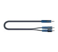 Quiklok RKSA150-2 Cable Minijack Stereo - 2 X RCA 2 M Câbles adaptateur