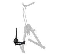 QUIK LOK - WI/992 Support Supplémentaire pour Flûte/Clarinette, Construction Solide en Acier, Points d’Appui Recouverts, Bases à Large Trépied, Supports Recouverts de Caoutchouc, Couleur Noir