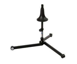 QUIK LOK - WI/994 Support pour Trompette/Cornet avec Cloche Amortie par Ressort, Hauteur Réglable de 18 à 26,5 cm, Couleur Noir