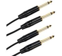 Quiklok JUSTKEY2 Cable Audio 2xjack Mono 2M Câbles adaptateur G