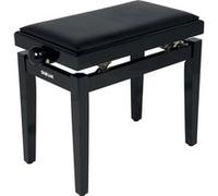 Quik Lok – Banquette de piano PB/100BKL – Hauteur réglable 48–57 cm – Noir brillant