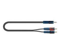 Quiklok RKSA150-2 Cable Minijack Stereo - 2 X RCA 2 M Câbles adaptateur G